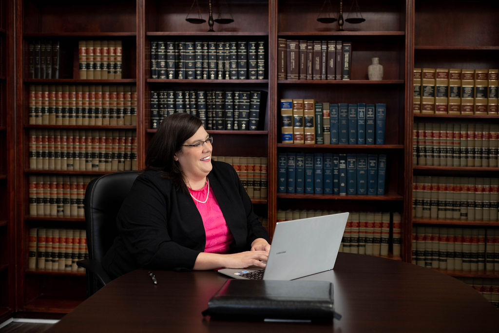 Attorney Julia Collins of the Montgomery office, who works digital asset discovery in divorce cases